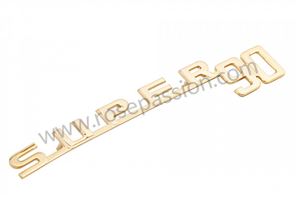 P10093 - Inscripcion super 90 para Porsche 356a • 1958 • 1600 (616 / 1 t2) • Speedster a t2 • Caja manual de 4 velocidades
